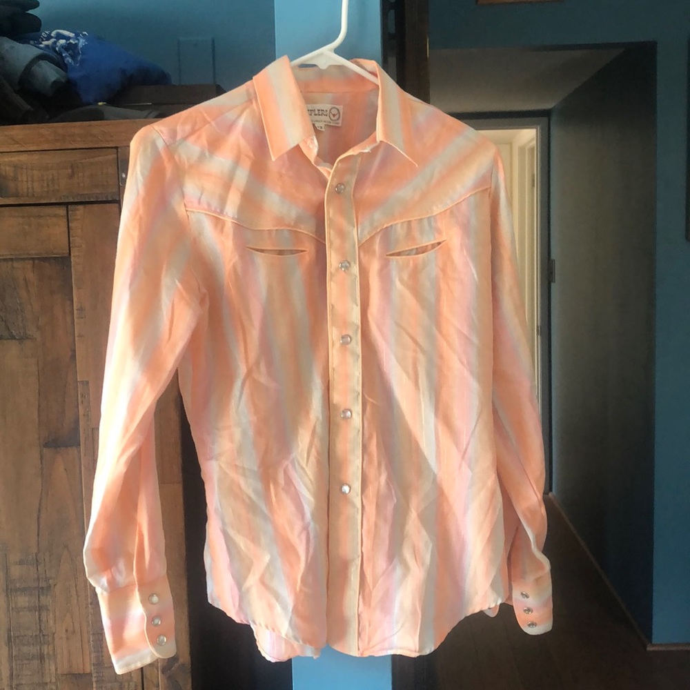 Rainbow western shirt